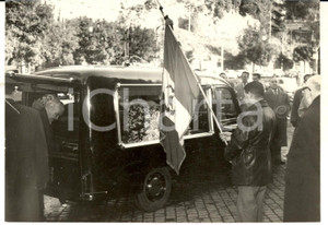 Fotografia d epoca originale 1959 ROMA Funerali dell ex ministro Giuseppe BOTTAI Fotografia 18x13 cm 1