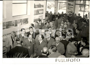 Fotografia d epoca originale 1953 PALERMO Franco RESTIVO a inaugurazione IX Convegno Nazionale della Strada 1