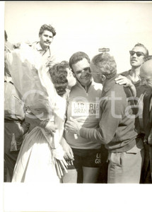 Fotografia d epoca originale 1960 CICLISMO TOUR DE FRANCE DIEPPECAEN Henri ANGLADE maillot jaune Photo 1