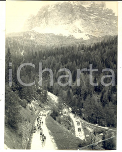 Fotografia d epoca originale 1963 CICLISMO GIRO D ITALIA Tappa BELLUNOMOENA Il gruppo sul VALLES Foto 1