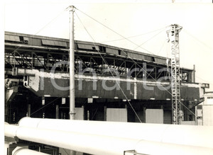Fotografia d epoca originale 1956 GENOVA Cantieri ANSALDO  Veduta artistica dell esterno Foto 24x18 cm 1