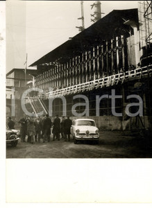 Fotografia d epoca originale 1956 GENOVA Cantieri ANSALDO  Una visita ufficiale Fotografia 18x24 cm 1