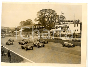 Fotografia d epoca originale 1954 GOODWOOD Easter Monday Car Race  Start of the CHICHESTER CUP Photo 20x15 1