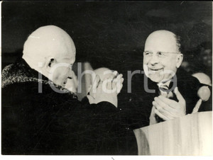 Fotografia d epoca originale 1963 BERLINO EST Congresso Partito Comunista  Walter ULBRICHT e Nikita KRUSCEV 1