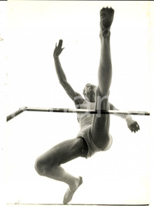Fotografia d epoca originale 1967 ATLETICA LEGGERA Eddy OTTOZ in allenamento per i Mondiali Foto DANNEGGIATA 1