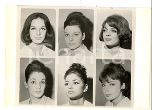 Fotografia d epoca originale 1963 PARIS MODE Les nouveaux visages de la collection printemps Photo 1