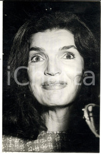 Fotografia d epoca originale 1974 NEW YORK Ritratto di Jacqueline KENNEDY ONASSIS Foto 13x18 cm 1