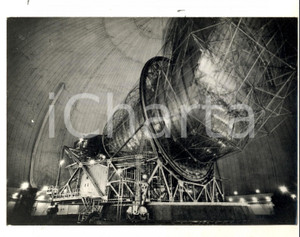 Fotografia d epoca originale 1970 ca PLEUMERBODOU L antenna del Centre de TÃ©lÃ©communication par satellite 1