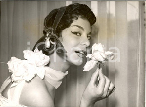 Fotografia d epoca originale 1954 PARIS Chapeaux printemps  CrÃ©ation SURCOUF Jean BARTHET Foto 1