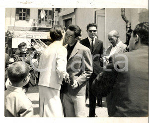 Fotografia d epoca originale 1962 NOLE CANAVESE Franco BALMAMION festeggiato dopo vittoria GIRO D ITALIA Foto 1