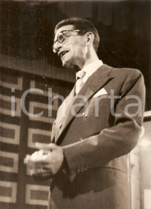 Fotografia d epoca originale 1956 LASCIA O RADDOPPIA Concorrente Giovanni SAPONARO Foto 13x18 cm 1