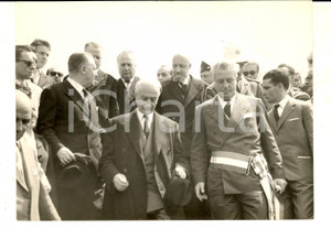 Fotografia d epoca originale 1960 GENOVA Antonio SEGNI e Randolfo PACCIARDI al centenario partenza dei Mille 1