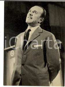 Fotografia d epoca originale 1956 LASCIA O RADDOPPIA Ritratto del concorrente Guido RUGGERO Foto 13x18 cm 1