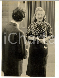 Fotografia d epoca originale 1956 LASCIA O RADDOPPIA Concorrente Antonietta LAMBRONI in gara Foto 13x18 cm 1