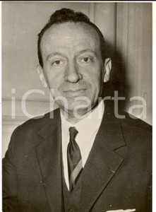 Fotografia d epoca originale 1960 PARIS Portrait de Jacques AUBERT nouveau directeur SuretÃ© Nationale Ã  Alger 1