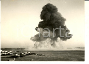 Fotografia d epoca originale 1957 MILANO Aeroporto FORLANINI Manifestazione aerea MAB 57 Foto 18x13 cm 1