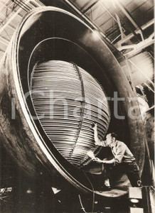 Fotografia d epoca originale 1968 LESTER USA Generatore di vapore prodotto da WESTINGHOUSE per INDIAN POINT 1