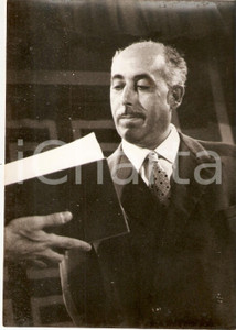 Fotografia d epoca originale 1956 LASCIA O RADDOPPIA Il concorrente Filippo BACCIU  Foto 13x18 cm 1