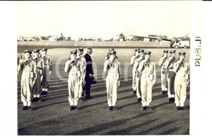 Fotografia d epoca originale 1954 ROMA CIAMPINO Arrivo del ministro Anthony EDEN  Picchetto d onore Foto 1