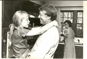 Fotografia d epoca originale 1975 USA Candidato alla presidenza Jimmy CARTER con la famiglia Foto 18x14 cm 1