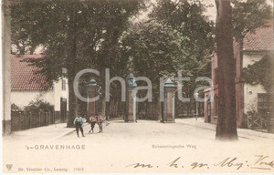 Cartolina originale da collezione 1903 DEN HAAG  sGRAVENHAGE Children posing in Scheveningseweg Cartolina FP VG 1