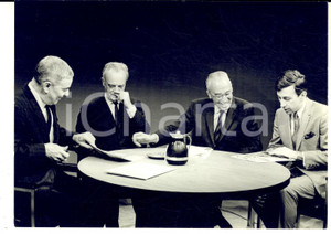 Fotografia d epoca originale 1968 NEW YORK Richard DOAN e Ruggero ORLANDO alla serata sulla tv italiana FOTO 1