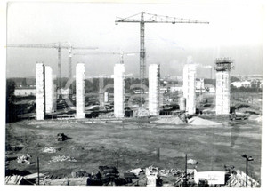 Fotografia d epoca originale 1964 MILANO Costruzione di nuove case popolari Fotografia 18x13 cm 1