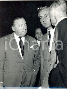 Fotografia d epoca originale 1966 MILANO Processo spionaggio LAIS  H. Montgomery HYDE ascolta l avvocato 1