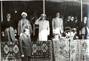 Fotografia d epoca originale 1959 SYRIA Marshal TITO President NASSER Prince El BOUTR of Yemen Yovanka BROZ 1