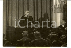 Fotografia d epoca originale 1960 PARIS Generale Charles DE GAULLE in conferenza stampa Foto DANNEGGIATA 1