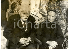 Fotografia d epoca originale 1959 SAINTPIERRELEVIEUX Louis PRUNIER et sa femme fÃªtent 70 ans de mariage 1