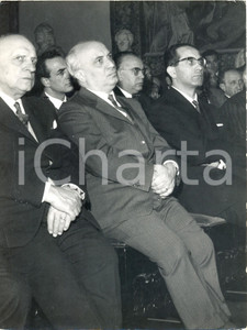 Fotografia d epoca originale 1962 ROMA Amintore FANFANI al V anniversario Trattati di Roma Foto 18x24 cm 1