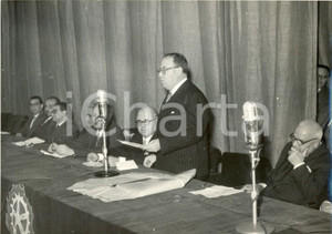 Fotografia d epoca originale 1954 PALERMO Congresso Nazionale della Stampa  Discorso di Franco RESTIVO Foto 1