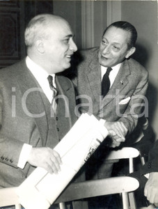 Fotografia d epoca originale 1962 ROMA Consiglio DEMOCRAZIA CRISTIANA  Amintore FANFANI Alberto FOLCHI Foto 1