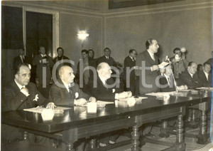 Fotografia d epoca originale 1959 ROMA Comitato OLIMPIADI Giulio ANDREOTTI Umberto TUPINI Giuseppe TOGNI 1