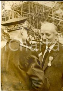 Fotografia d epoca originale 1960 SAINTNAZAIRE Lancement de FRANCE LÃ©gin d Honneur Ã  Alfred LAFONT Photo 1