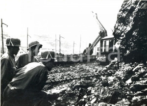 Fotografia d epoca originale 1971 FUSHUN CHINA  Operai cinesi al lavoro nella miniera di antracite Foto 1