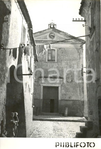 Fotografia d epoca originale 1957 TOCCO CAUDIO BN  Epidemia lebbra  Veduta del centro storico Foto 13x18 1