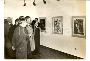 Fotografia d epoca originale 1963 BARCELLONA Sala del nuovo Museo PICASSO durante l inaugurazione Foto 18x13 1
