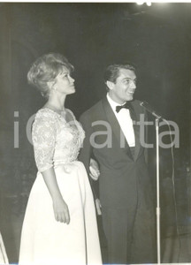 Fotografia d epoca originale 1962 TAORMINA  DAVID DI DONATELLO  Edmund PURDON Linda CHRISTIAN Foto 1