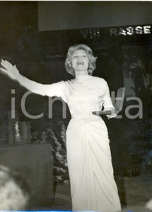 Fotografia d epoca originale 1962 TAORMINA  DAVID DI DONATELLO  Marlene DIETRICH Foto 13x18 cm 1