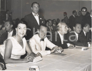 Fotografia d epoca originale 1955 SAN MARINO  MISS ITALIA  Isa MIRANDA Alberto SORDI Remigio PAONE Foto 1