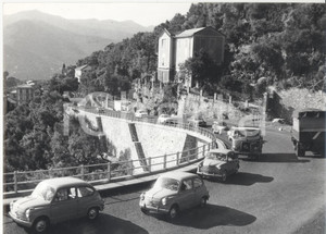 Fotografia d epoca originale 1960 ca RUTA /CAMOGLI Traffico lungo la via Aurelia Foto ARTISTICA 24x18 cm 1