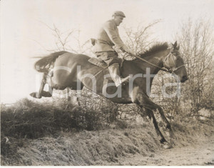 Fotografia d epoca originale 1959 MEALSGATE   Grand National  Mr HUDSON riding horse Guinea Photo 20x15 1