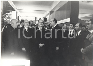 Fotografia d epoca originale 1965 GENOVA  Fiera Internazionale delle Telecomunicazioni  Aldo MORO Foto 1