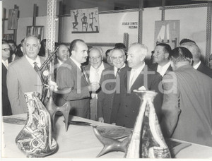 Fotografia d epoca originale 1958 Inaugurazione XIX FIERA MESSINA Giuseppe SPATARO Vincenzo LO GIUDICE Foto 1