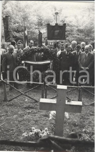 Fotografia d epoca originale 1954 LA STORTA RM X Annuale dell Eccidio dei 14 patrioti Foto 13x18 cm 1
