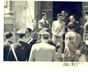 Fotografia d epoca originale 1953 VITERBO Gaspare PISCIOTTA condannato per strage di PORTELLA DELLA GINESTRA 1