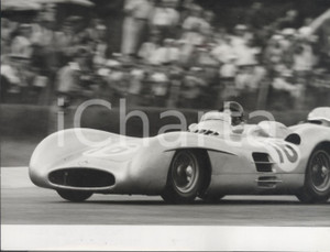 Fotografia d epoca originale 1955 MONZA Gran Premio d Italia  Juan Manuel FANGIO su MERCEDESBENZ W196 Foto 1
