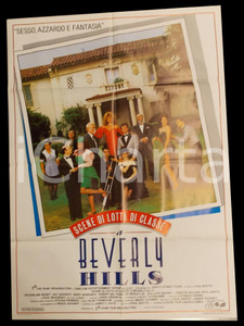 Materiale cinematografico d’epoca 1989 SCENE DI LOTTA DI CLASSE A BEVERLY HILLS Jaqueline BISSET Manifesto 100x140 1